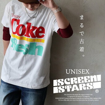 Tシャツ 半袖 プリント 綿100 コットン 丸筒 柔らか 伸縮性 すっきり ボックスシルエット カジュアル 夏 パティ