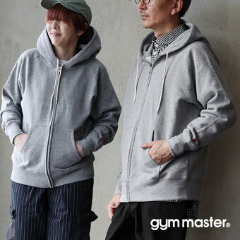 ジムマスター(gymmaster) ジムマスター パーカー ジップパーカー 長袖 羽織り 裏起毛 スウェット コットン パティ