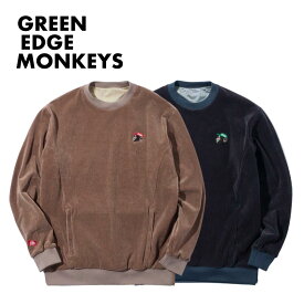 【送料無料】 GREEN EDGE MONKEYS グリーンエッジモンキーズ Sneed jack corduroy #3005-56 メンズ ゴルフ ウェア スウェット スニードジャック 保温 防寒 M/L/XL 50363005