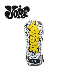 【送料無料】 YORF ヨルフ HUMAN柄UTヘッドカバー ゴルフ ユーティリティー UT用 ギフト プレゼント 1086192312