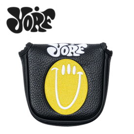 【送料無料】 YORF ヨルフ スマイルマレット型パターカバー メンズ レディース ゴルフ ヘッドカバー 合成皮革 ギフト プレゼント 1086192314