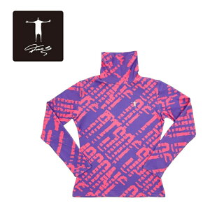 【送料無料】 40%OFF! T-Mac ティーマック レディース ゴルフウェア モックネック タートルネック 総柄 フリース 保温 インナートップス S/M/L 7422371208 セール SALE