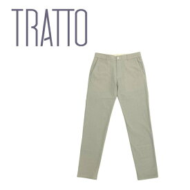 【送料無料】 SALE！ TRATTO トラット メンズ ゴルフウェア テーパードパンツ イージーパンツ パンツ 裏起毛 ストレッチ性 保温性 ギンガムチェック オフホワイト 79/82 31-7222913 セール