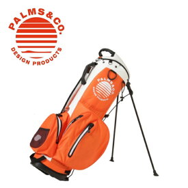 PALMS＆CO. KIWI＆CO. キウィアンドコー ゴルフバッグ キャディバッグ キャディーバッグ スタンドバッグ スタンド型 8.5型 軽量 撥水 オレンジ ナイロン 46インチ 送料無料 KIWI9CB01U223