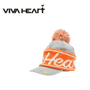 【送料無料】 VIVAHEART ビバハート ニットキャップ ネックウォーマー ユニセック メンズ レディース ゴルフ ゴルフグッズ セット 保温 ホワイト ブラック グレー オレンジ ロゴ ギフト プレゼ