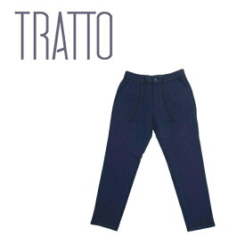 【送料無料】 SALE！ TRATTO トラット メンズ ゴルフウェア パンツ キルティング 秋冬 タックパンツ イージーパンツ ジャージ素材 ストレッチ性 ホワイト ネイビー 76/79/82 31-7222921 セール
