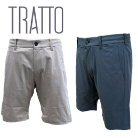【送料無料】 SALE！ TRATTO トラット メンズ ゴルフウェア ハーフパンツ ショートパンツ ストレッチ性 通気性 速乾性 接触冷感 撥水性 シルエット抜群 ウエスト調整可能 76/79 31-7231440 セール