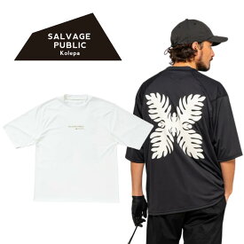 【送料無料】 SALVAGE PUBLIC Kolepa サルベージパブリックコレパ パルルモックネック S/S メンズ ゴルフ ゴルフウェア 遮熱性 UVカット S/M/L SVKA5002 S25A0091K