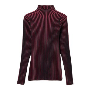 【送料無料】 VIVA HEART ビバハート バイカラー リブニットプルオーバー レディース ゴルフ ゴルフウェア モックネック インナー 伸縮性 ストレッチ 40/42 M/L 01214911 012-14911