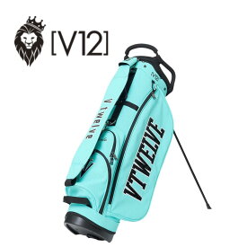 【送料無料】 V12 ブイトゥエルブ PERFORATE CB メンズ レディース キャディバッグ ゴルフバッグ スタンド型 9号 9型 9インチ 5口枠 軽量 V122610-CB02