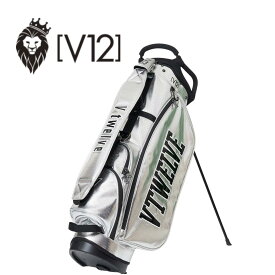 【送料無料】 V12 ブイトゥエルブ PERFORATE CB メンズ レディース キャディバッグ ゴルフバッグ スタンド型 9号 9型 9インチ 5口枠 軽量 V122610-CB01
