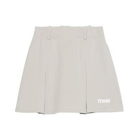 【送料無料】 TFW49 ティーエフダブリューフォーティーンナイン BOX PLEATED SKIRT レディース ゴルフウェア スカート UVカット インナー付き Lサイズ TL07261005