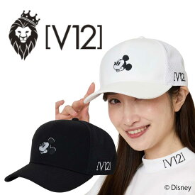【送料無料】 V12 ブイトゥエルブ BIG FACE CAP メンズ レディース ゴルフ キャップ 帽子 DISNEY ディズニー 通気性 サイズ調整可能 ギフト プレゼント V122615-CP01