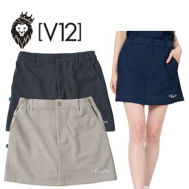【送料無料】 V12 ブイトゥエルブ AIRY AWA SKIRT レディース ゴルフウェア スカート 通気性 吸水速乾 防シワ インナーショーツ付き サイズL V122610-SK08