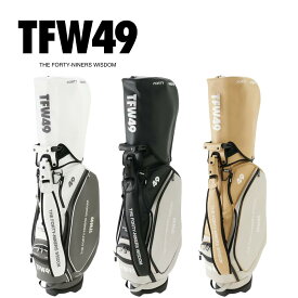 【送料無料】 TFW49 ティーエフダブリューフォーティーンナイン LEATER CADDIE BAG メンズ レディース キャディバッグ ゴルフバッグ スタンド 9型 5口枠 レザー調 高級感 かっこいい T132610004