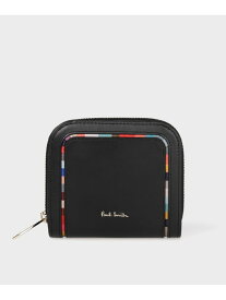 【SALE／50%OFF】【公式】スワールインセット ラウンドジップ 2つ折り財布 Paul Smith ポール・スミス　アウトレット 財布・ポーチ・ケース 財布 ネイビー ブラウン レッド ブラック【RBA_E】【送料無料】[Rakuten Fashion]