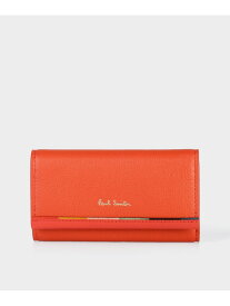 【SALE／30%OFF】【公式】レイヤードストライプ キーケース Paul Smith ポール・スミス　アウトレット 財布・ポーチ・ケース その他の財布・ポーチ・ケース ネイビー パープル オレンジ ブラック【RBA_E】【送料無料】[Rakuten Fashion]