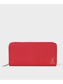 【SALE／30%OFF】【公式】バルーンバニーエンボス ラウンドジップ 長財布 Paul Smith ポール・スミス　アウトレット 財布・ポーチ・ケース 財布 レッド【RBA_E】【送料無料】[Rakuten Fashion]