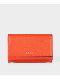 【SALE／30%OFF】【公式】レイヤードストライプ 名刺入れ Paul Smith ポール・スミス　アウトレット 財布・ポーチ・ケース 名刺入れ・カードケース オレンジ【RBA_E】【送料無料】[Rakuten Fashion]