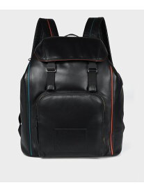 【SALE／40%OFF】【公式】カラートリム レザー リュック Paul Smith ポール・スミス　アウトレット バッグ リュック・バックパック ブラック【RBA_E】【送料無料】[Rakuten Fashion]