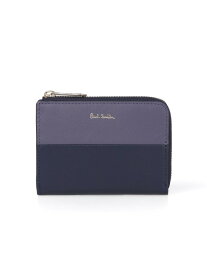 【SALE／30%OFF】【公式】バイカラーブロック コインケース Paul Smith ポール・スミス　アウトレット 財布・ポーチ・ケース パスケース・定期入れ ブラック レッド ネイビー【RBA_E】【送料無料】[Rakuten Fashion]