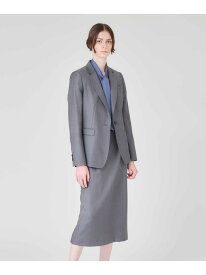 【eclat掲載】ウールストライプ ジャケット Paul Stuart ポール・スチュアート ジャケット・アウター テーラードジャケット・ブレザー グレー【送料無料】[Rakuten Fashion]