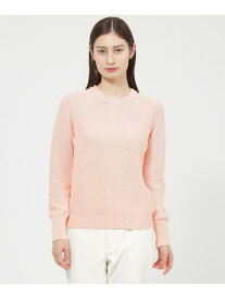 【SALE／20%OFF】【ウォッシャブル】スパンコールコットン プルオーバー Paul Stuart ポール・スチュアート トップス ニット ピンク【RBA_E】【送料無料】[Rakuten Fashion]
