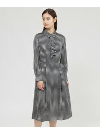 【Nikkei magazine掲載】【ウォッシャブル】ラインドット ワンピース Paul Stuart ポール・スチュアート ワンピース・ドレス ワンピース ワインレッド【送料無料】[Rakuten Fashion]