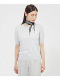 【SALE／33%OFF】【ウォッシャブル】シルクコットン プルオーバー Paul Stuart ポール・スチュアート トップス ニット グレー ピンク ブラック【RBA_E】【送料無料】[Rakuten Fashion]