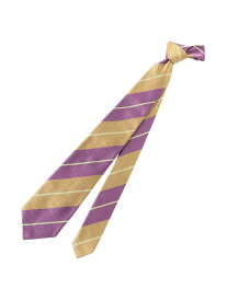 ネクタイ/ストライプ柄 Paul Stuart ポール・スチュアート スーツ・フォーマル ネクタイ・蝶ネクタイ ネイビー パープル【送料無料】[Rakuten Fashion]