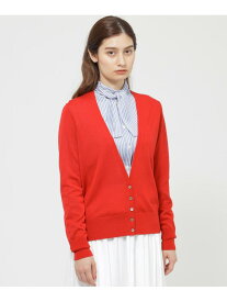 【SALE／29%OFF】【ウォッシャブル】ウールレーヨンミックス カーディガン Paul Stuart ポール・スチュアート トップス ニット ネイビー レッド【RBA_E】【送料無料】[Rakuten Fashion]