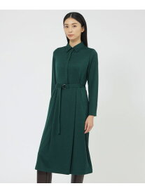 ウールジャージ ワンピース Paul Stuart ポール・スチュアート ワンピース・ドレス ワンピース ネイビー グリーン レッド【送料無料】[Rakuten Fashion]