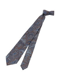 【Nikkei magazine掲載】ネクタイ/カシミール柄 Paul Stuart ポール・スチュアート スーツ・フォーマル ネクタイ・蝶ネクタイ レッド ブラウン【送料無料】[Rakuten Fashion]