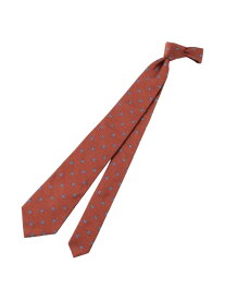 ネクタイ/小紋柄 Paul Stuart ポール・スチュアート スーツ・フォーマル ネクタイ・蝶ネクタイ オレンジ カーキグリーン【送料無料】[Rakuten Fashion]