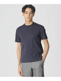 【Nikkei magazine掲載】「Dress Tee Shirts」コットンスムースショートスリーブドレスTシャツ/半袖カットソー Paul Stuart ポール・スチュアート トップス カットソー・Tシャツ ホワイト ネイビー パープル ブルー グレー【送料無料】[Rakuten Fashion]