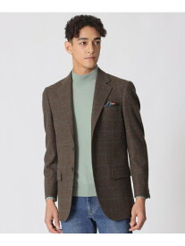 【SALE／40%OFF】千鳥柄オーバーペンジャケット Paul Stuart ポール・スチュアート ジャケット・アウター テーラードジャケット・ブレザー グレー ブラウン【RBA_E】【送料無料】[Rakuten Fashion]