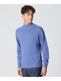 【数量限定】「COLLECTION LINE」ガーンジーモックネックニット Paul Stuart ポール・スチュアート トップス ニット パープル グレー ブルー【送料無料】[Rakuten Fashion]