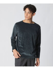 【数量限定】「COLLECTION LINE」ボーダーベロア ボートネック長袖Tシャツ Paul Stuart ポール・スチュアート トップス カットソー・Tシャツ ブラウン ブラック ブルー【送料無料】[Rakuten Fashion]