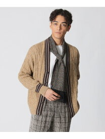 【数量限定】「COLLECTION LINE」ミックスヤーン クリケットカーディガン Paul Stuart ポール・スチュアート トップス ニット ベージュ グレー【送料無料】[Rakuten Fashion]