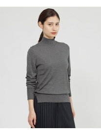 【eclat掲載】【ウォッシャブル】ファインメリノウール プルオーバー Paul Stuart ポール・スチュアート トップス ニット ブラック ホワイト【送料無料】[Rakuten Fashion]