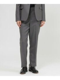 【eclat掲載】ウールストライプ パンツ Paul Stuart ポール・スチュアート パンツ スラックス・ドレスパンツ グレー【送料無料】[Rakuten Fashion]