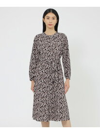 【SALE／30%OFF】【WEB・一部店舗限定/ウォッシャブル】スモールフラワー ワンピース Paul Stuart ポール・スチュアート ワンピース・ドレス ワンピース ブラウン ブルー【RBA_E】【送料無料】[Rakuten Fashion]