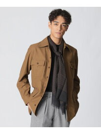 【SALE／50%OFF】【数量限定】「COLLECTION LINE」サファリシャツジャケット Paul Stuart ポール・スチュアート ジャケット・アウター ブルゾン・ジャンパー ブラック ベージュ【RBA_E】【送料無料】[Rakuten Fashion]