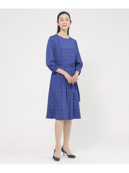 楽天市場】【SALE／20%OFF】ダマスクローズプリント ワンピース 