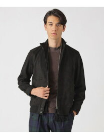 【SALE／20%OFF】ストレッチスエードフライトブルゾン Paul Stuart ポール・スチュアート ジャケット・アウター ブルゾン・ジャンパー ブラック カーキグリーン【RBA_E】【送料無料】[Rakuten Fashion]