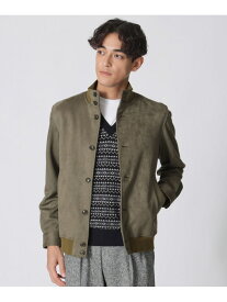 【SALE／60%OFF】ストレッチスエードフライトブルゾン Paul Stuart ポール・スチュアート ジャケット・アウター ブルゾン・ジャンパー ブラック カーキグリーン【RBA_E】【送料無料】[Rakuten Fashion]