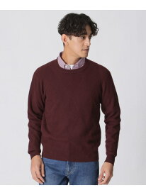 ダイヤ柄クルーネックセーター Paul Stuart ポール・スチュアート トップス ニット ブルー ネイビー パープル レッド ホワイト【送料無料】[Rakuten Fashion]