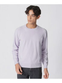 ダイヤ柄クルーネックセーター Paul Stuart ポール・スチュアート トップス ニット ブルー ネイビー パープル レッド ホワイト【送料無料】[Rakuten Fashion]