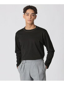 【数量限定】「COLLECTION LINE」クルーネック長袖Tシャツ Paul Stuart ポール・スチュアート トップス カットソー・Tシャツ グレー ブラック ホワイト【送料無料】[Rakuten Fashion]