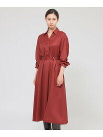 【SALE／20%OFF】【ウォッシャブル】ブロックチェック ワンピース Paul Stuart ポール・スチュアート ワンピース・ドレス ワンピース ブラウン レッド ネイビー【RBA_E】【送料無料】[Rakuten Fashion]